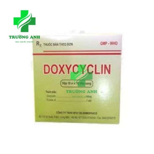 Doxycyclin 100mg Armephaco - Thuốc kháng sinh điều trị nhiễm khuẩn hiệu quả